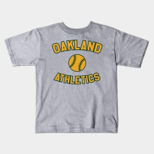 oakland baseball Kids T-Shirt